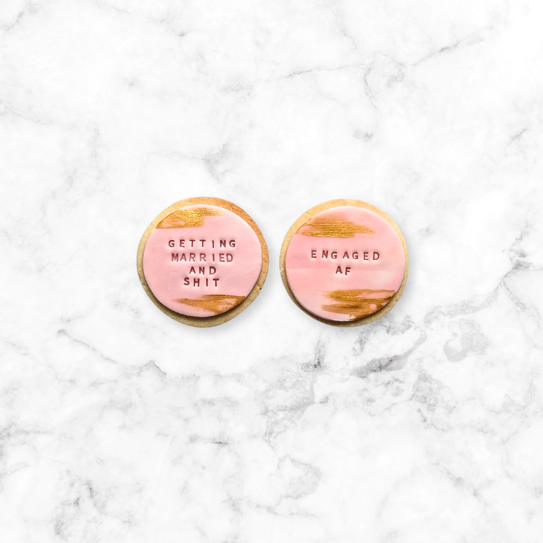 Custom made bachelorette cookies