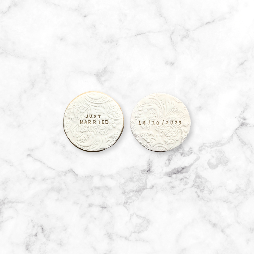 custom made wedding cookies