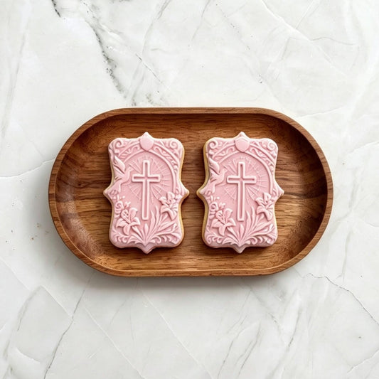 CHRISTENING BISCUITS- GIRL | Boxes of 12+