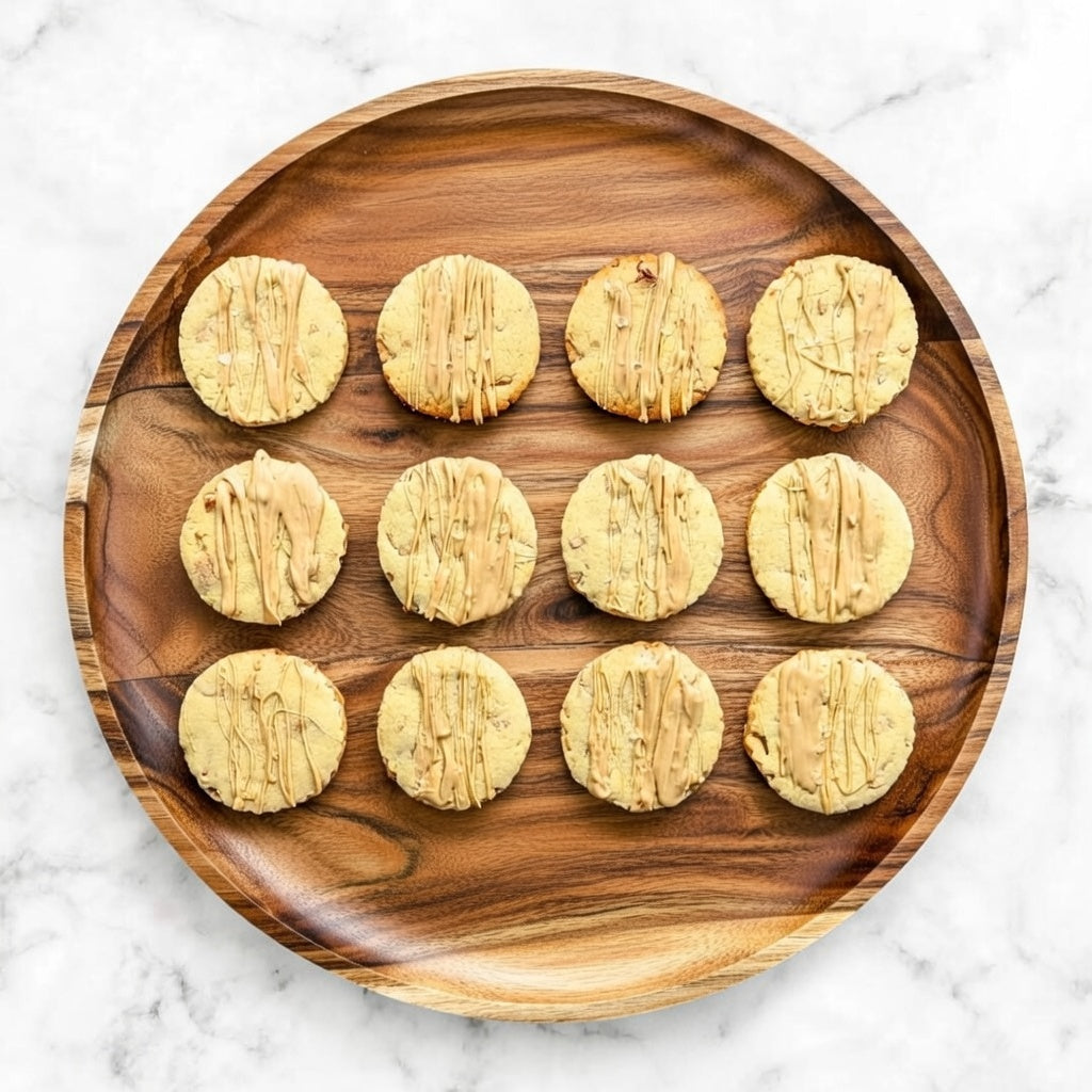 X12 LARGE SALTED CARAMEL BISCUITS