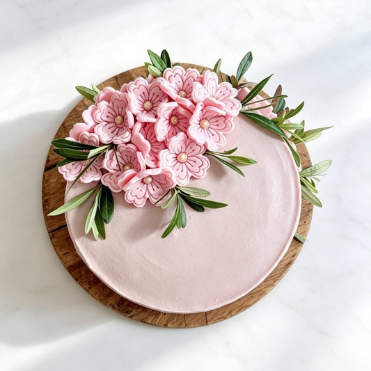 4 LAYER FLORAL CAKE