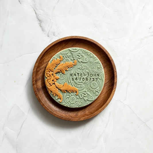 SAVE THE DATE ANNOUNCEMENT BISCUIT- CLASSIC | Orders of 20+