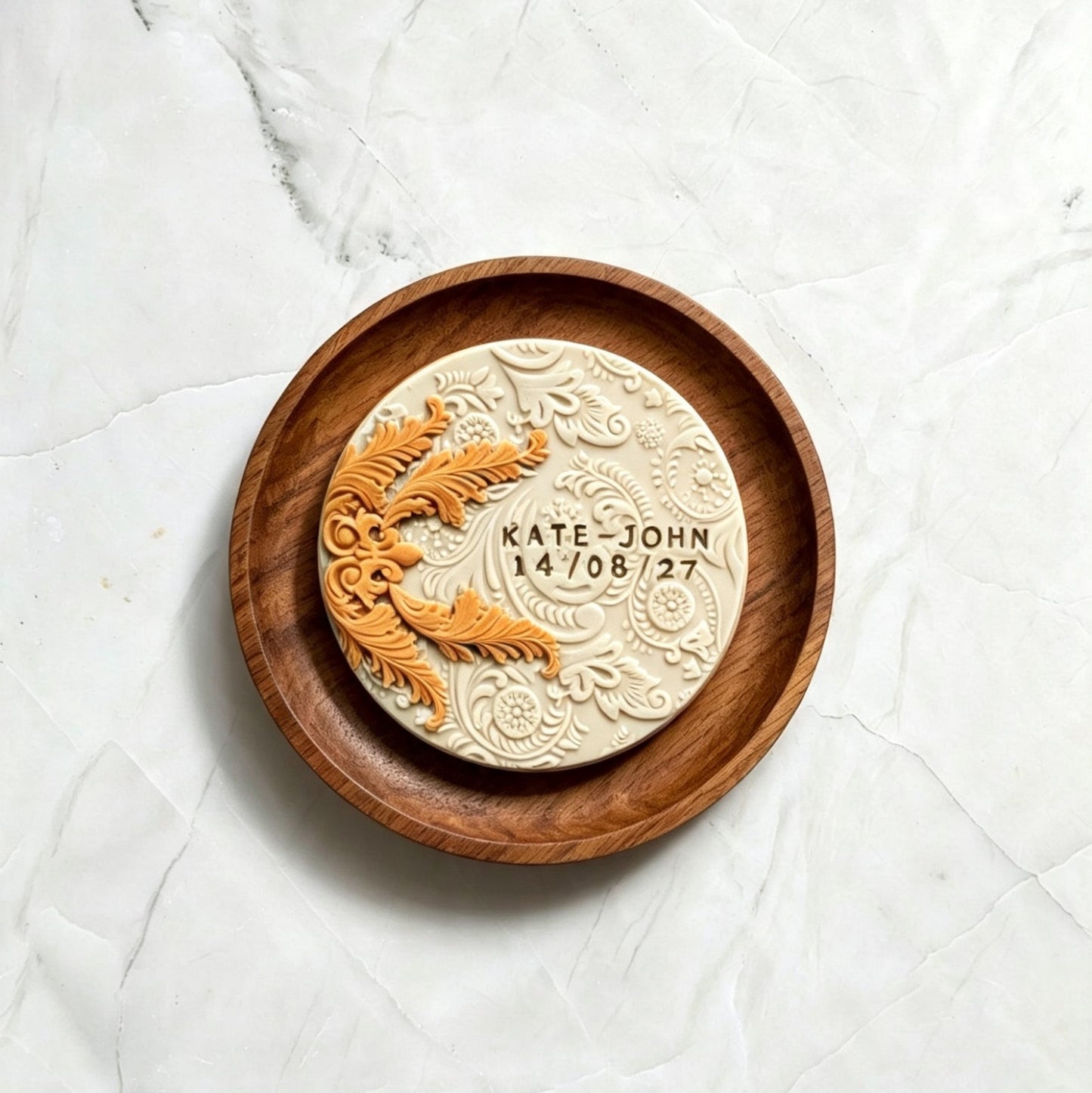 SAVE THE DATE ANNOUNCEMENT BISCUIT- CLASSIC | Orders of 20+
